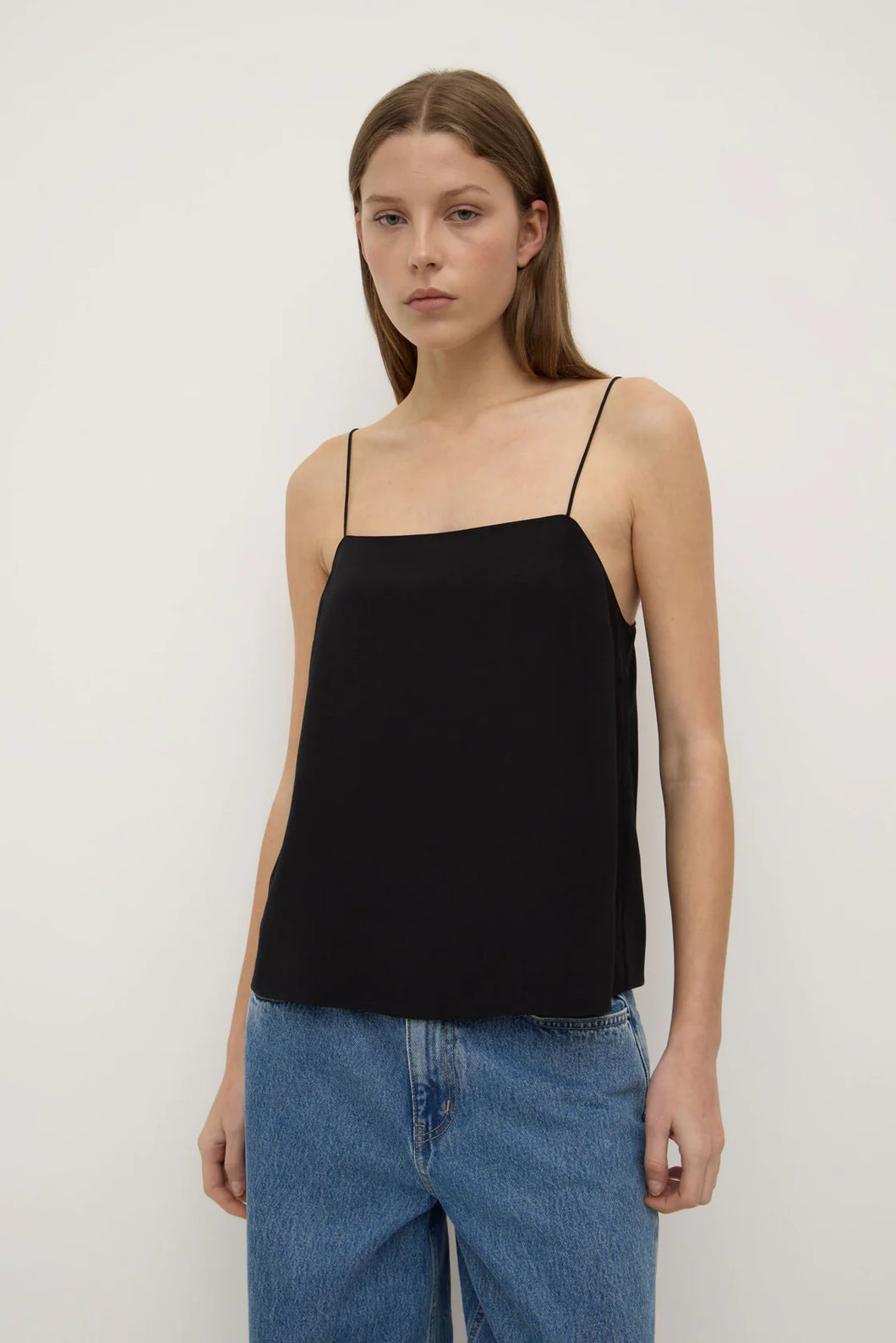 Assembly Label Aime Silk Tank - Black