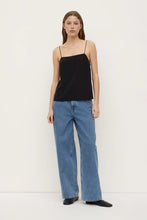 Load image into Gallery viewer, Assembly Label Aime Silk Tank - Black
