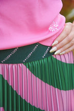 Load image into Gallery viewer, Trelise Cooper Pleat &amp; Repeat Skirt - Pink &amp; Green
