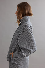 Load image into Gallery viewer, Caitlin Crisp Rover Jacket - Ink/White Gingham
