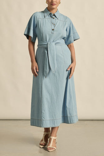 Zoe Kratzmann Cameo Dress - Light Chambray Hyde Boutique