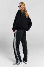 Load image into Gallery viewer, Karen Walker Runaway Girl Cotton Crewneck Sweatshirt - Black Arriving Friday

