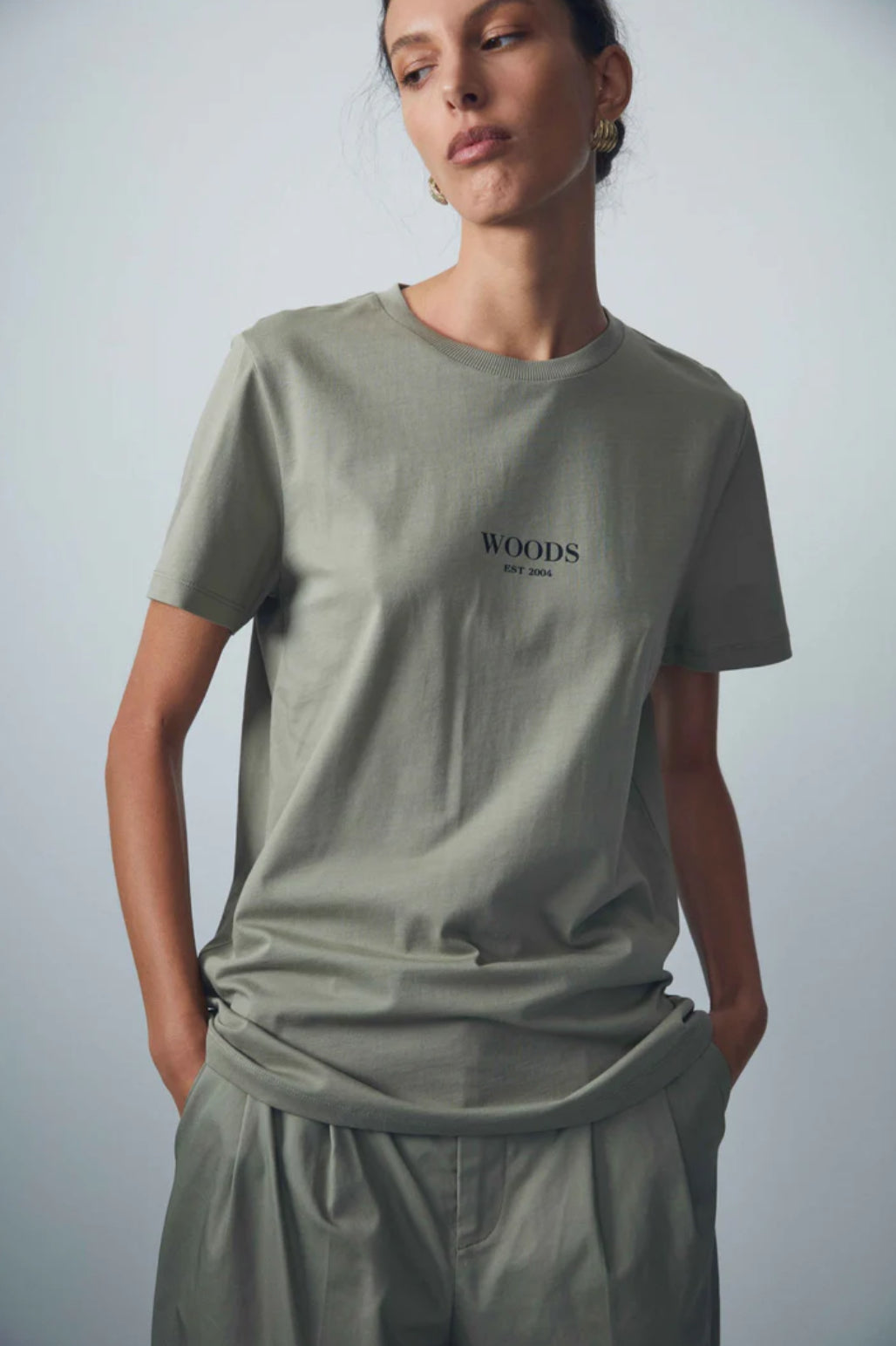 Viktoria & Woods Woods Unisex Tee - Overland Green  Hyde Boutique   