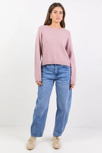 Load image into Gallery viewer, Stories Be Told Camelia Blush Alpaca Blend Crewneck - Blush Hyde Boutique
