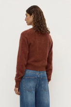 Load image into Gallery viewer, Assembly Label Carina Wool Long Sleeve Cardigan - Burnt Amber
