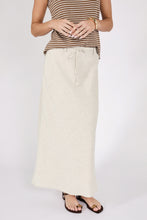 Load image into Gallery viewer, Marlow Como Linen Bias Skirt - Natural
