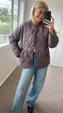 Load image into Gallery viewer, Moke Talei Women Quilt Bomber - Cocoa Powder Apparel > Women > Clothing > Jackets > Bomber Jackets > Quilted Bomber Jackets > Moke Hyde Boutique
