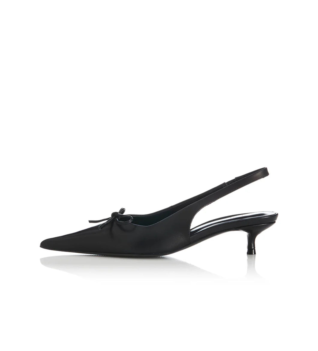 Alias Mae Eva Heel - Black Leather Online Only Hyde Boutique