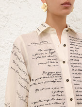 Load image into Gallery viewer, Zimmermann Dream Embroidered Shirt - Cream Poem
