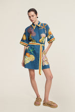 Load image into Gallery viewer, Alémais Dorian Linen Mini Dress - Navy | PRE ORDER End Of Feb Hyde Boutique
