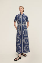 Load image into Gallery viewer, Alémais Oceane Linen Shirtdress - Navy | PRE ORDER End Of Feb Hyde Boutique
