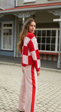 Load image into Gallery viewer, Thing Thing Cleo Check It Jumper - Pinky Tomato Hyde Boutique
