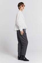 Load image into Gallery viewer, Karen Walker Workwear Trousers - Pinstripe Suiting Charcoal  Hyde Boutique   
