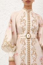 Load image into Gallery viewer, Zimmermann Hypnotic Buttoned Midi Dress - Cream Peony | Coming Soon Hyde Boutique

