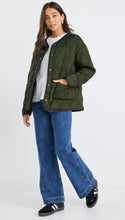 Load image into Gallery viewer, Stories Be Told Frankly Puffer Jacket - Khaki Apparel > Women > Clothing > Outerwear > Jackets &amp; Coats > Puffer Jackets > Stories Be Told Hyde Boutique
