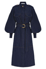 Load image into Gallery viewer, Zimmermann Denim Cargo Midi Dress - Ink (code: LW+) Hyde Boutique
