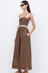 Load image into Gallery viewer, Bec + Bridge Capri Asym Crop Top - Bella Donna
