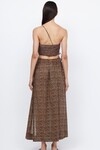 Load image into Gallery viewer, Bec + Bridge Capri Asym Crop Top - Bella Donna
