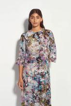 Load image into Gallery viewer, Juliette Hogan Rosie Dress - Azure Blossom Silk  Mrs Hyde Boutique   
