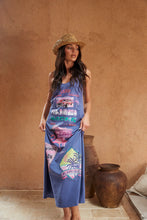 Load image into Gallery viewer, Sabbi Flamingo Racing Maxi Dress - Purple Hyde Boutique
