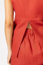 Load image into Gallery viewer, Drama The Label Over Brooklyn Vest - Blood Orange
