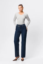 Load image into Gallery viewer, Mossman Sedona Top - Grey Marle Apparel > Women > Clothing > Tops > Long Sleeve Tops > Ribbed Jersey Tops > Mossman Hyde Boutique
