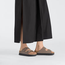 Load image into Gallery viewer, Birkenstock Arizona Platform Birko-Flor Vegan (Narrow) - Mocha
