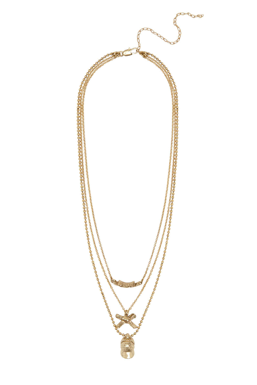 Alémais Team Spirit Chain Charm Necklace - Gold | Hyde Boutique