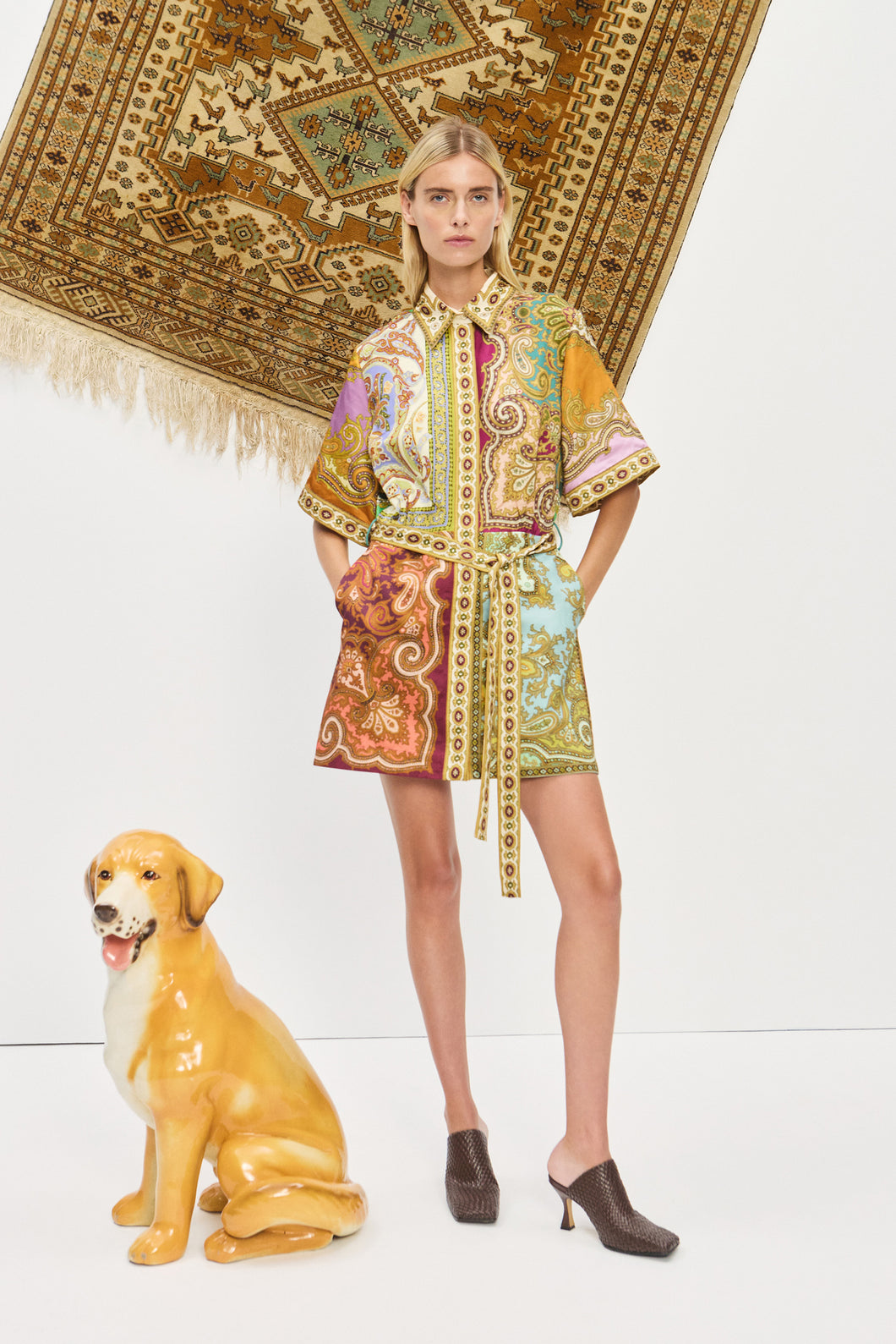 Alemais Clemenza Spliced Mini Dress - Multi Hyde Boutique
