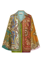 Load image into Gallery viewer, Alemais Clemenza Spliced Silk Shirt - Multi Hyde Boutique
