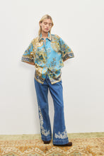 Load image into Gallery viewer, Alemais Cassie Silk Shirt - Blue Hyde Boutique
