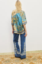 Load image into Gallery viewer, Alemais Cassie Silk Shirt - Blue Hyde Boutique
