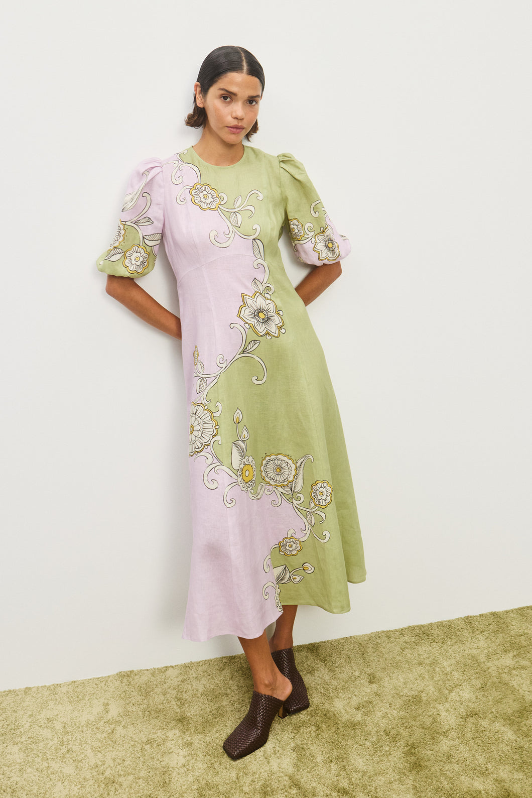 Alemais Sora Midi Dress - Multi Hyde Boutique