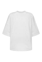 Load image into Gallery viewer, Harris Tapper Beaded Gibson Tee - White  Hyde Boutique   
