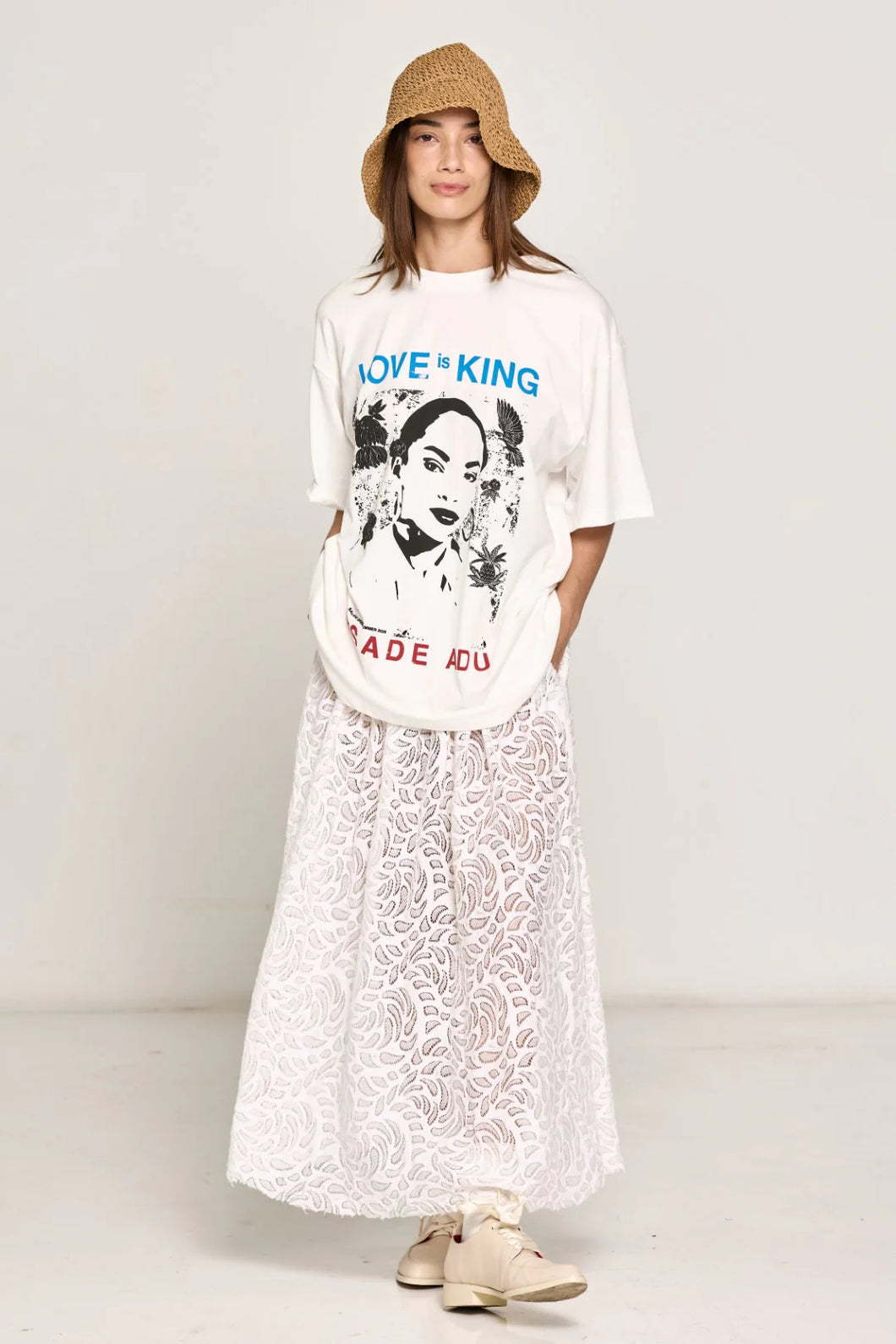 Salasai Love Is King Tee - White