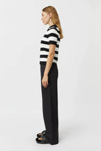 Load image into Gallery viewer, Camilla &amp; Marc Uni Knit Tshir - Black/White Hyde Boutique
