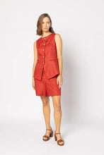 Load image into Gallery viewer, Drama The Label Over Brooklyn Vest - Blood Orange
