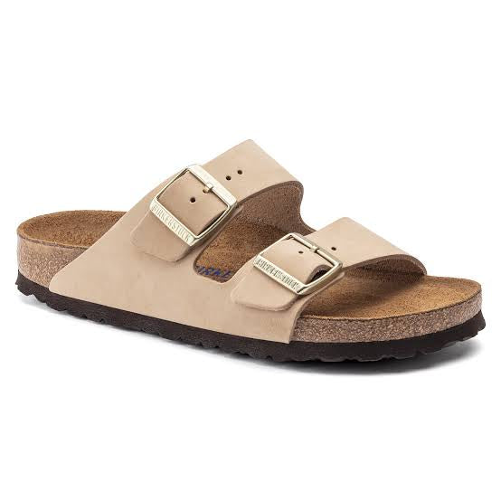 Birkenstock Arizona SFB Nubuck (Regular) - Sandcastle
