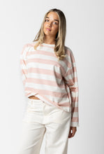 Load image into Gallery viewer, Clementine Candy Stripe Long Sleeve - Pink Hyde Boutique
