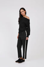 Load image into Gallery viewer, Marlow Veil Asymmetric Knit - Black
