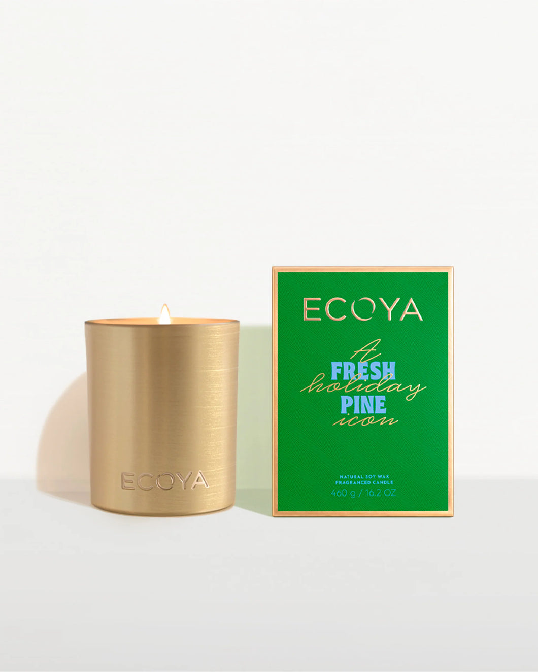 Ecoya Fresh Pine Goldie Candle - Holiday Edition Hyde Boutique