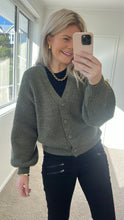 Load image into Gallery viewer, Drama The Label Taffy Cardi - Olive Green Hyde Boutique
