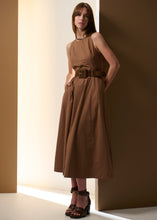 Load image into Gallery viewer, Pol Odette Dress - Chocolate Apparel > Women > Clothing > Dresses > Midi Dresses > Pol Hyde Boutique
