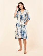 Load image into Gallery viewer, Papinelle x Karen Walker Romantic Floral Kaftan Nightie - Teal
