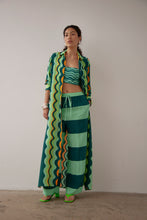 Load image into Gallery viewer, Gary Bigeni Quinn Drawstring Pant - Marta Mint Stripes  Hyde Boutique   
