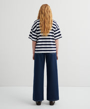 Load image into Gallery viewer, Kowtow Oversized Boxy Tee - Navy White Stripe Arriving Mid Nov
