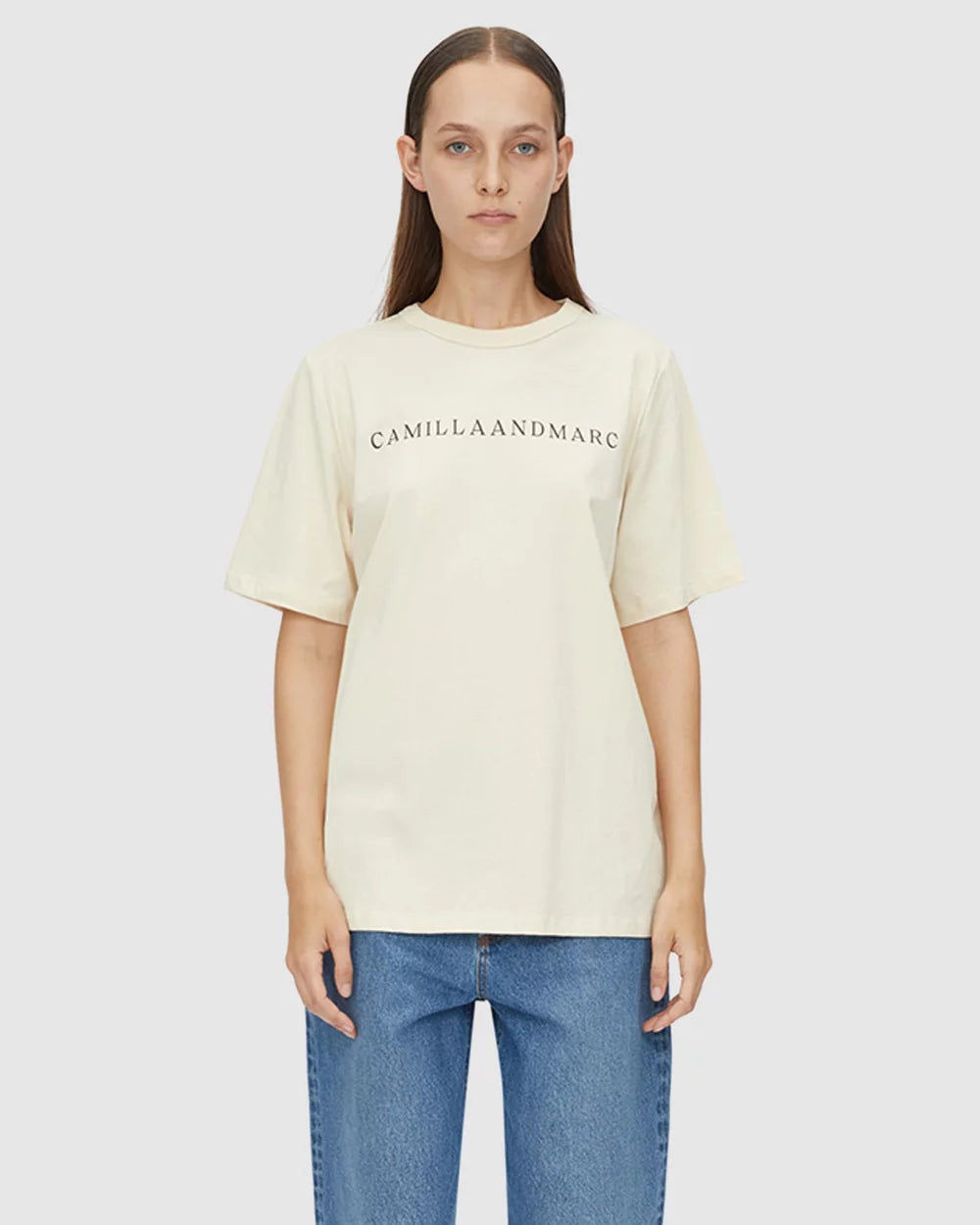 Camilla and Marc Capella Logo Tee - Bone