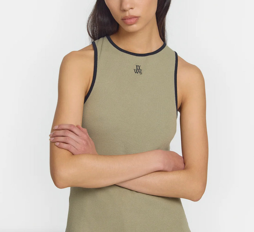 Viktoria & Woods VWXX Tank - Overland Green  Hyde Boutique   