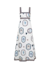 Load image into Gallery viewer, Kivari Alessia Maxi Dress - Cream Navy Hyde Boutique
