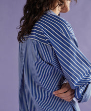 Load image into Gallery viewer, Elk Ligne Print Shirt - Blue Stripe  Hyde Boutique   
